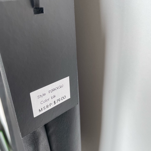 🆕DKNY▪️Faux Leather Pants - Picture 5 of 6